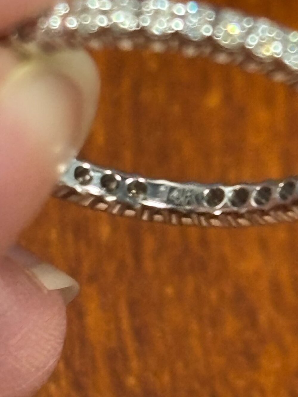 ZALES 1/2 cttw Diamond Eternity Band, 14k WG with Lifetime Protection Plan - Picture 6 of 9